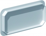 Bouchon Plat PVC rigide - Rectangulaire - 55 x 110 mm