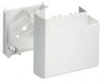 Angle plat - Avec fond goulotte - 90 x 55 - Blanc - TA-C45 - Iboco 04532