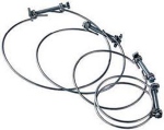 Collier de serrage diam�tre 50 � 288 mm en acier inoxydable