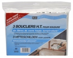 Bouclier thermique Haute Temp�rature pour soudures - 20 x 27 cm - Pack de 3 - Geb