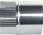 Virole alu - Gaz - 16 cm - Diam�tre 125 mm - Raccord mural - Ten 916125