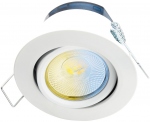 Spot encastr� � LED - ONExPRO - Basculant - 7W - CCT - IP65 - Blanc - Abi - Aurora DL150174