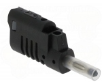 Fiche banane diam�tre 4 mm noir