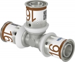 T� � sertir - Egal - S-Press PLUS - 16 mm vers 16 mm vers 16 mm - Uponor 1070560