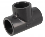 T� PVC pression - 90� - Diam�tre 32 mm - Nicoll UT32F