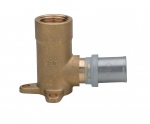 Coude femelle - Applique - Pour tube multicouche - A visser - 16 mm vers 1/2 - Lot de 2 - Altech 4434811
