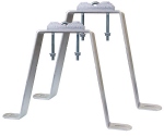Fixation murale petit mod�le en acier d�port de 25cm X2