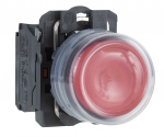 Bouton Poussoir - Capuchonn� - 1 NF - Rouge - Complet - Schneider XB5AP42