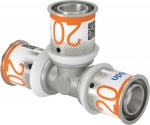 T� � sertir - Egal - S-Press PLUS - 20 mm vers 20 mm vers 20 mm - Uponor 1070561