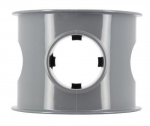 Selle 90� PVC - M�le / Femelle - Diam�tre 100/40 mm - Nicoll USL104