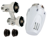Kit thermostatique - Altech - T�te et module - Droit 3/4 - Pour insert int�gr� - ALTECH