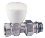Robinet de radiateur - Droit - Nickel� Chrome - Diam�tre 12 x 17 - R6X032 - Giacomini R6X032