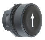 T�te Bouton Poussoir - Affleurant - Marquage Fl�che Haut - Noir - Schneider ZB5AA335