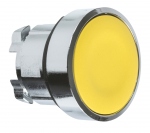 T�te Bouton Poussoir - Affleurant - Jaune - Schneider Harmony ZB4BA5