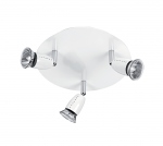 Plafonnier - Aric ECCO pat�re - GU10 x 3 - Blanc - Sans Lampe - Aric 4665