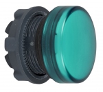 T�te - Pour Voyant � LED - Vert - Cabochon lisse - Schneider ZB5AV033