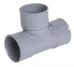 T� pied de biche PVC - Femelle / Femelle - 87�30 - Diam�tre 32 mm - Nicoll UTF188