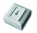 Bouton poussoir - NO/NF - Boitier ABS - Saillie - Avec symbole cl� - ACIE BOPO