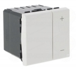 Variateur de lumi�re 2 modules blanc 600 W Legrand Mosaic