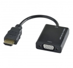 Convertisseur HDMI M vers VGA F - Full HD 1080p vers 1600x1200p - ERARD 7966