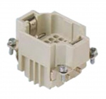 Insert m�le - A sertir - 24P+T - 10A - 250V - Gabarit 44.27 - ILME CDDM24