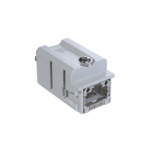 Adaptateur - Femelle - RJ45 CAT 6 - Class Ea - IDC - Gabarit 21.21 - ILME CJK8IFT
