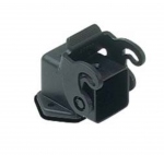 Embase encastr�e - Coud�e - Noire - Sans sortie presse-�toupe - Gabarit 21.21 - ILME CK03IAN