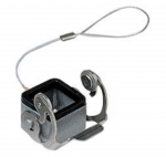 Couvercle m�tallique - Avec levier inox et joint - Pour inserts femelles - Gabarit 21.21 - ILME CKAX03CX