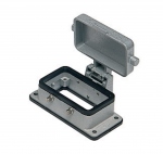 Embase encastr�e - 4 pivots - Avec couvercle m�tallique - Gabarit 57.27 - ILME CHI10CS