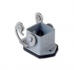 Embase encastr�e - Aluminium - 1 levier inox - Gabarit 21.21 - ILME CKAX03I