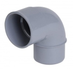 Coude PVC - M�le / Femelle - 87�30 - Diam�tre 50 mm - Nicoll UCJ8