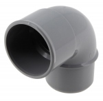 Coude PVC - M�le / Femelle - 87�30 - Diam�tre 40 mm - Nicoll UCH8