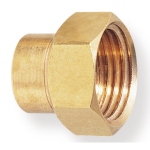 Manchon en laiton � souder - 40 mm vers filetage Femelle 33 x 42 - Sachet de 1 pi�ce