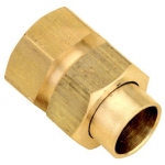 Raccord union 3 pi�ces droit - Femelle 50 x 60 - 52 � souder - Sachet de 1