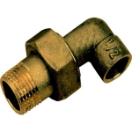 Coude union en laiton - M�le - 18 mm � souder vers 20 x 27 � visser - Sachet de 2