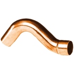 Clarinette  souder en cuivre - Mle / Femelle - Diamtre 12 mm - Sachet de 1