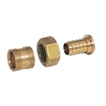 Raccord droit � �crou libre - Tube PER � glissement - Diam�tre 20 vers femelle 15 x 21 - Altech