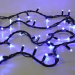 Guirlande LED - 10 Mtres - 100 LED bleu ptillant blanc - 230 Volts - Festilight 54380-1-B3-Z