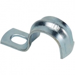 Attache m�tallique perfor�e renforc�e - 26 mm - acier zingu� - Boite de 100 - Bizline 710592