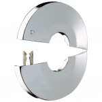 Rosace ouvrante - Diam�tre 14 mm - Chrom�es - Lot de 2 - Delabie 824014.2P