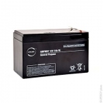 Batterie au plomb AGM NX 7-12 General Purpose FR - 12 Volts -  7Ah - F4.8 - Enix Energies AMP9037