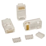 Connecteurs - Modular - 8 Points / 8 Contacts - CAT5E/CAT6 - Lot de 10 - GigaMdia MJ8EP8C