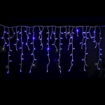 Rideau stalactite - LED - 4.5 x 0.8 Mtres - 280 LED - Bleu ptillant - Festilight 54422-60-W3-Z