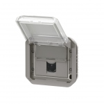 Prise RJ45 - Catgorie 6A - STP - Gris - Composable - Legrand Plexo 069559L