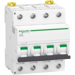 Disjoncteur - Schneider Acti9 IDT40N - 4 P�les - 40A - Type C - 10 kA - Schneider Electric A9P24440