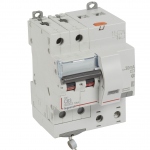Disjoncteur diff�rentiel Legrand DX3 63A courbe C 30mA 2 Poles type AC - Vis / Vis - 6ka