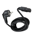 Cordon alimentation - 1 fiche 2P+T m�le vers prise IEC C15 femelle - Erard 8535