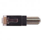 Adaptateur RJ45 Vers F BALUN - Sachet de 10 - Evicom ACONRJF