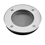 Applique de sol encastre - Aric Walker 2 - Culot E27 - Inox - Sans lampe - Aric 1752