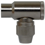 Fiche coud�e femelle m�tallique 9.52mm